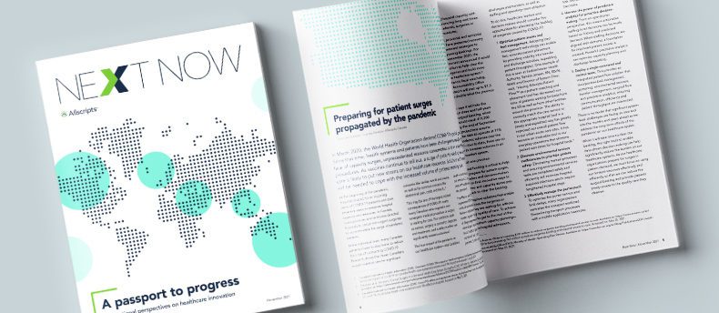 Graphic cover of NextNow Magazine