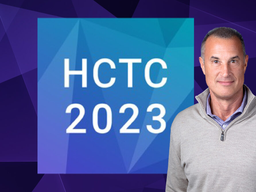 Image of Marcus Perez, Altera Digital Health president and HCTC 2023 logo