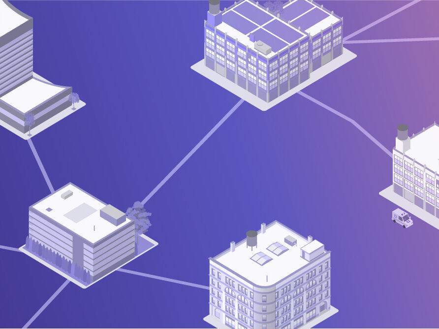 A network of hospitals representing a community of heath that is not constrained.
