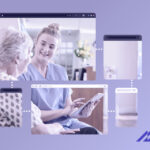 Clinician interacting with patient.