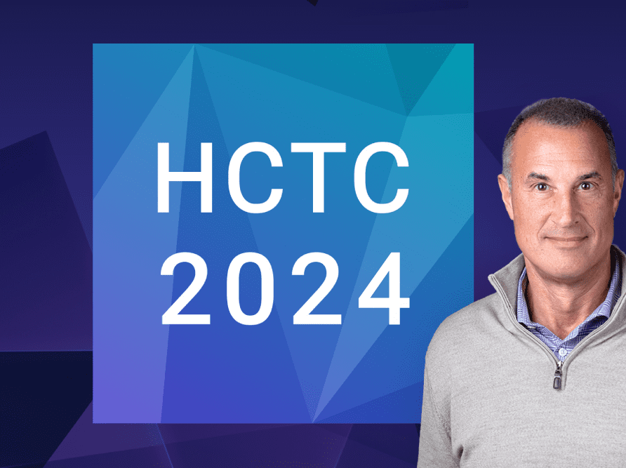 A picture of Marcus Perez promoting HCTC 2024