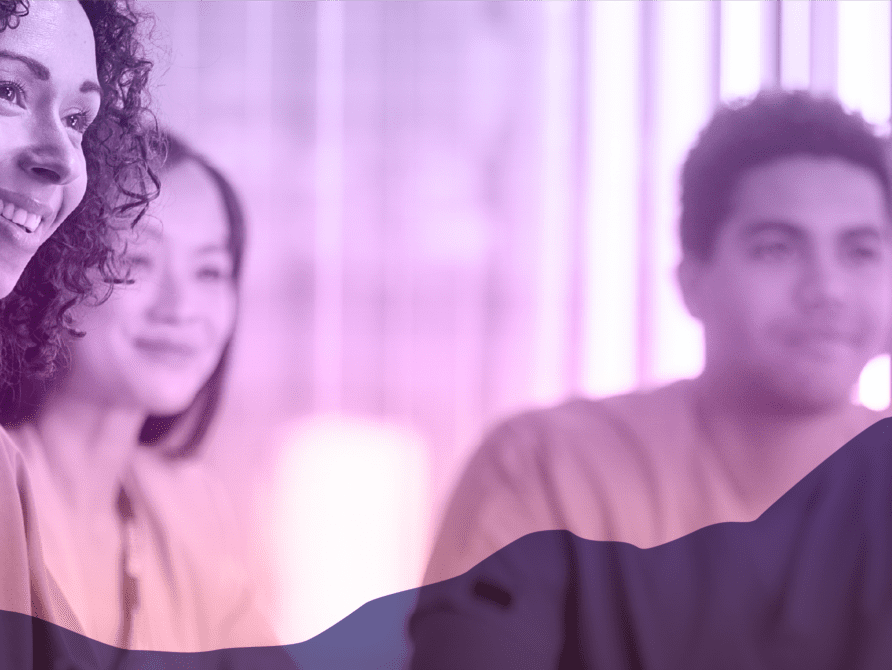 3 individuals sitting next to each other