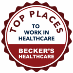 Becker's Top 150 places to work badge for Altera Digital Health