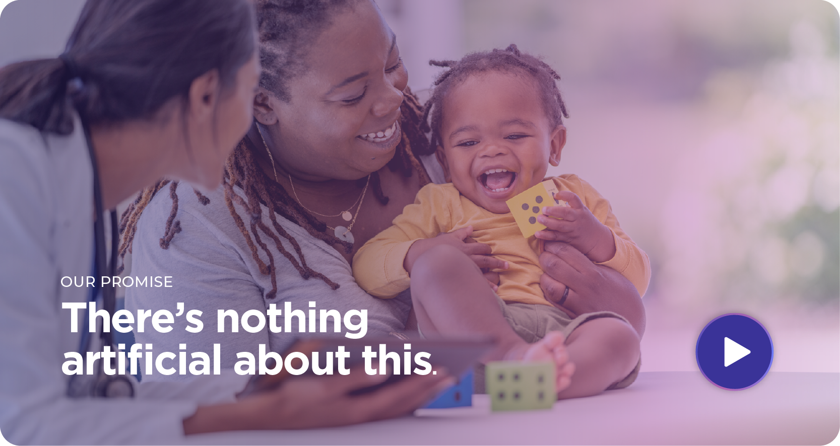 Doctor, mother, and baby