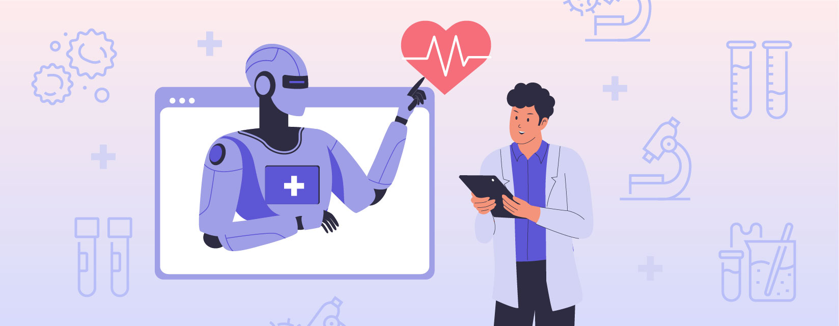 Robot representing AI
