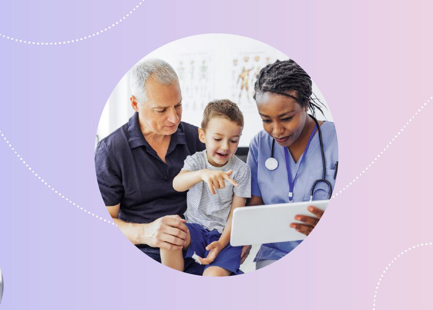 Nurses with patients