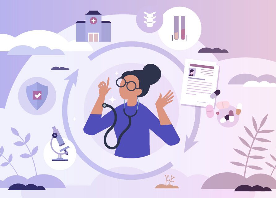 doctor in a bubble